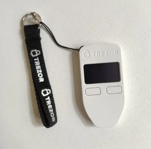 Trezor One - Carteira Fria de Criptoativos - Branco