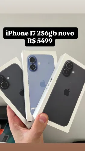 iPhone 17 256gb novo