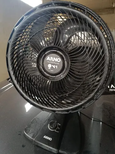Estrutura Frontal, Traseira e Hélices Ventilador Arno Cadence 40cm