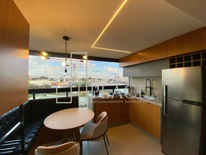 Apartamento Mobiliado para Aluguel em Marília/SP (Jardim Maria Izabel) 1 Dorm, Varanda e