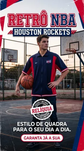 Camisa De Aquecimento Vintage Nba Houston Rockets Reebok
