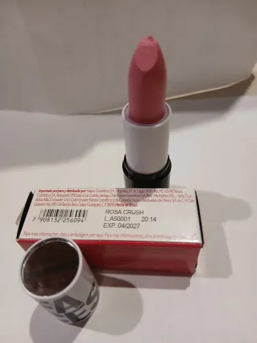 Batom cremoso Multimix Faces Natura - cor Rosa Crush