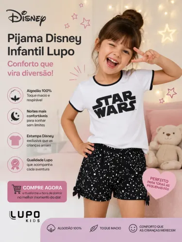 Pijama Infantil Disney - Lupo 8T
