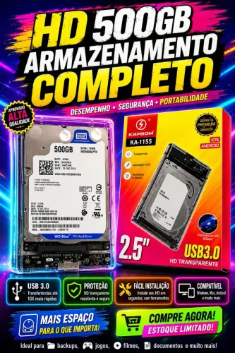 HD 500 GB sem case 