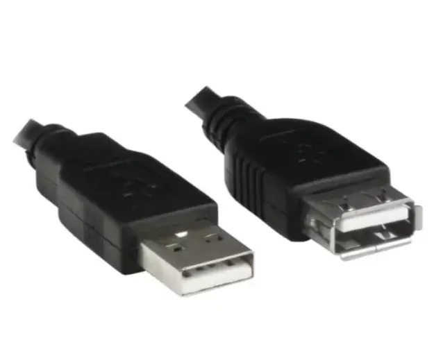Cabo Extensor Usb 2.0 Macho X Fêmea Extensor 1.5 Metro Novo
