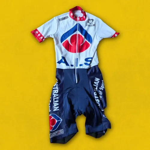 Macaquinho Ciclismo Vintage Giramondo - Australian Institute of Sport (Tamanho S)