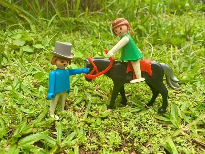 Bonecos Playmobil Troll anos 80
