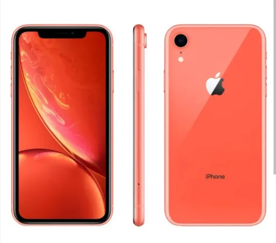 Iphone XR 64gb laranja, bateria 80% de saúde 