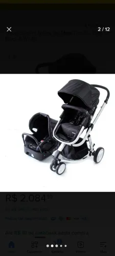 Carrinho de bebê Moisés + bebê conforto Safety 1st
