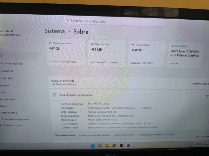 PC GAMER RYZEN 5 5600GT
