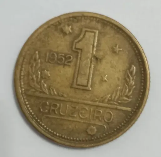 Moeda do Brasil de 1 cruzeiro 1952