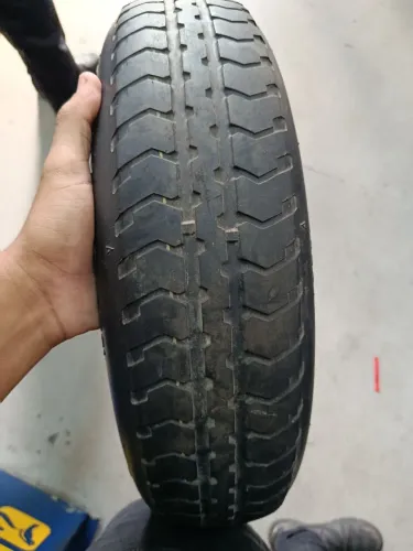 Pneu 125/80/15 estepe fino 