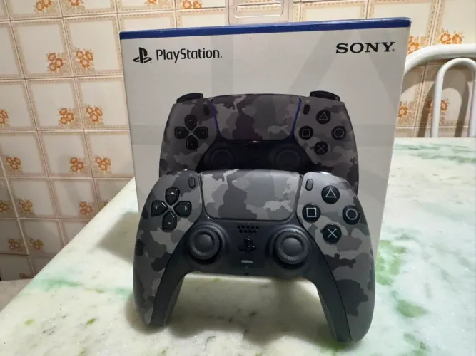 Controle dualsense play 5 camuflado