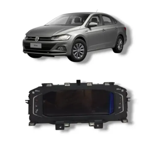 Painel de Instrumentos Velocímetro RPM Digital Volkswagen Nivus Polo Virtus 2018 a 2024