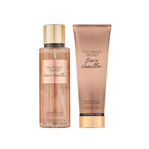 Kit Victoria's Secret Bare Vanilla - Body splash + Hidratante