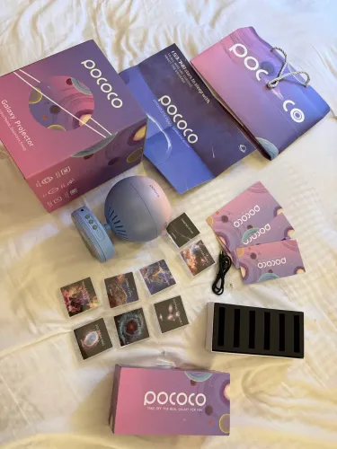 Pococo projetor de estrelas + discos
