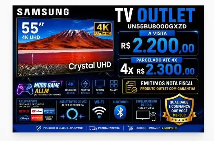 Samsung 55 polegadas