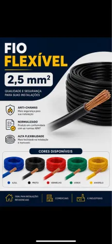 Cabo Flexível 2,5 Normatizado