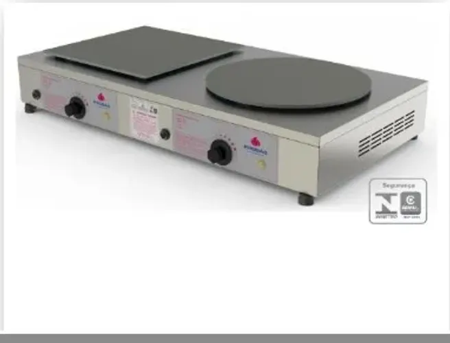 Chapa Crepe Duplo Inox Red Gas Progas Prkf 202g