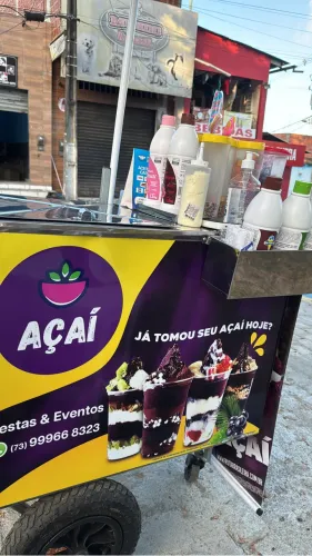 Carrinho de açai