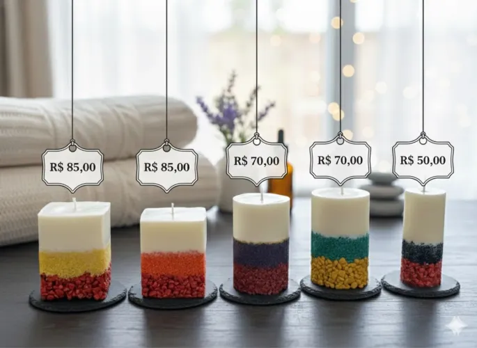 Velas Aromáticas e Artesanais - Perfeitas para Relaxar e Decorar
