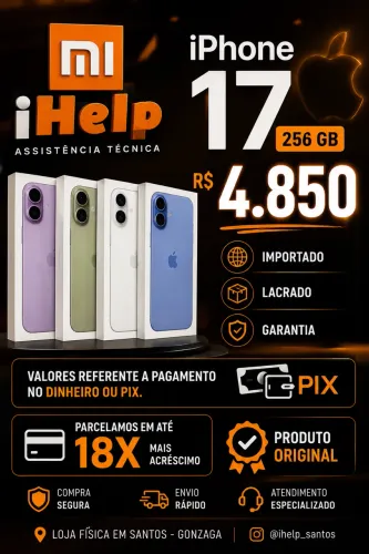 COMPRE HOJE SEU IPHONE 17 256 GB