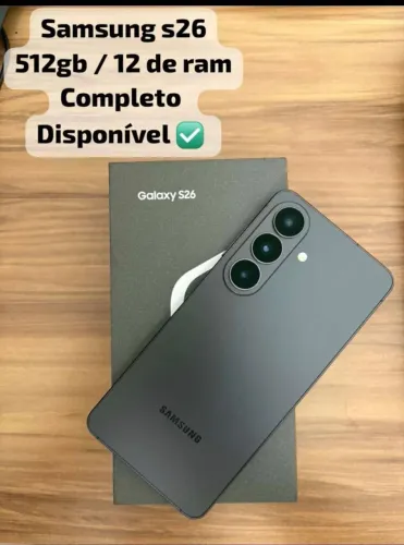 S26 512gb Black $3.790 aparelho muito novo NF e Garantia até Março 2027