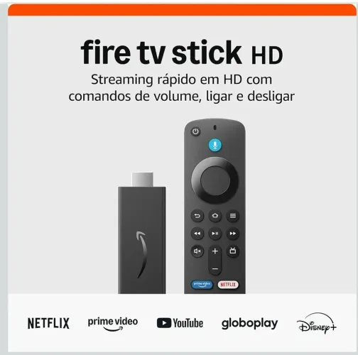 Fire Tv Stick Hd Com Comandos Por Voz Amazon Preto De Voz