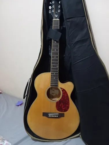 Violão epiphone eletrônica com capa Tagima 