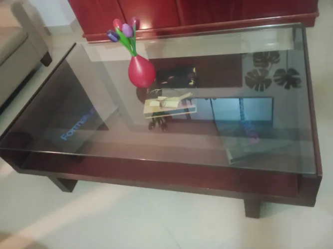 Mesa de Centro 1,43 x 0,90 Vidro