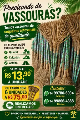 Vassoura de coqueiro
