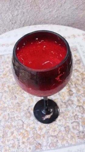 Castiçal em Vidro 