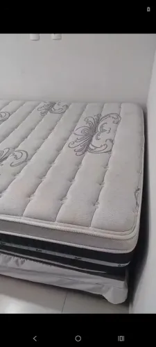 Cama box baú + colchão castor