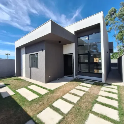 Casa moderna em condomínio fechado - Dom Phillip - Itaboraí-RJ