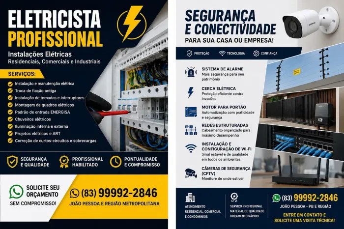 Eletricista profissional Senai 