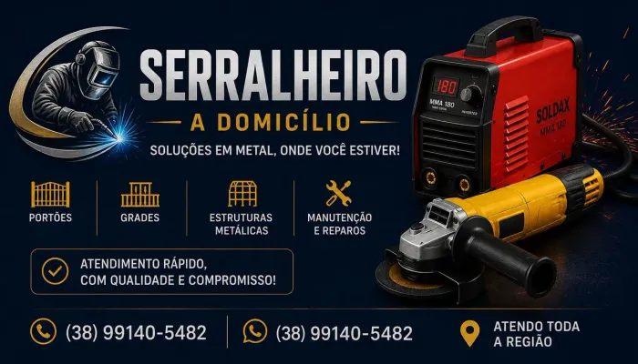 Serralheiro a domicílio.