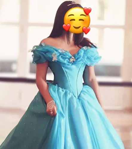 Vestido de debutante 15 anos vestido de festa Cinderela fantasia