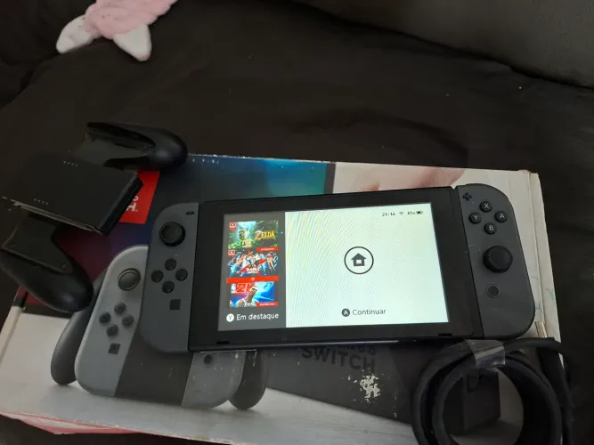 Nintendo com problema na tela
