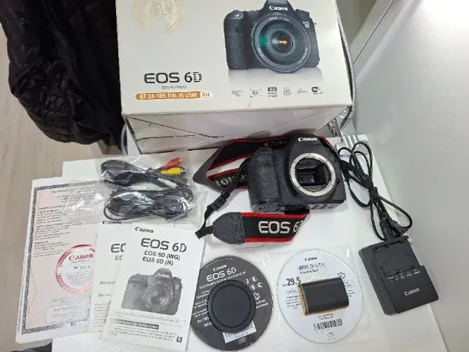 Camera Canon 6D (WG) Corpo EOS DSLR 271.228 Clic Garan Loja até 12x SP CPS SJC
