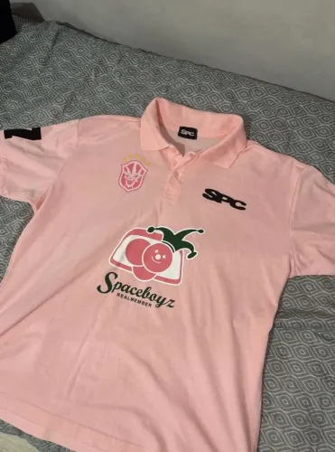camisa polo spaceboyz rosa gg acompanha tag