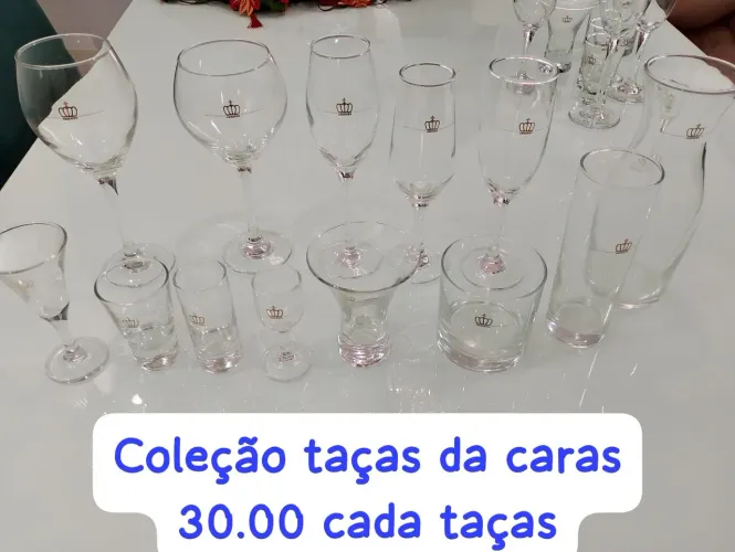 Coleção de taça caras