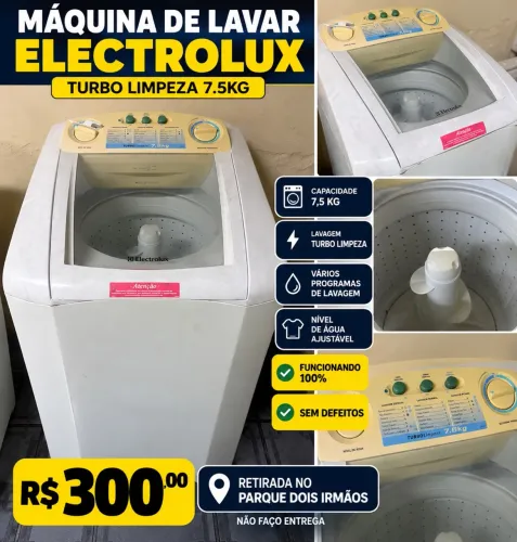 Maquina de Lavar eletrolux 7,5kg