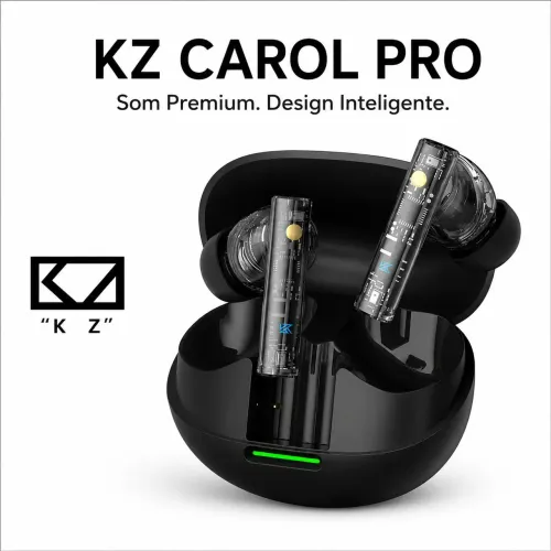 Fone KZ Carol Pro Bluetooth 5.4 ANC 55dB LDAC