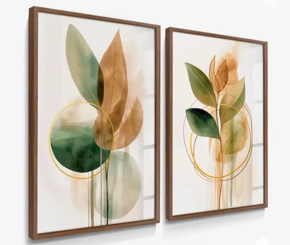 Quadros decorativos flores 70x50cm