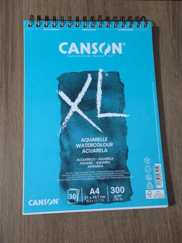 bloco canson xl aquarelle a4 300g 30 folhas