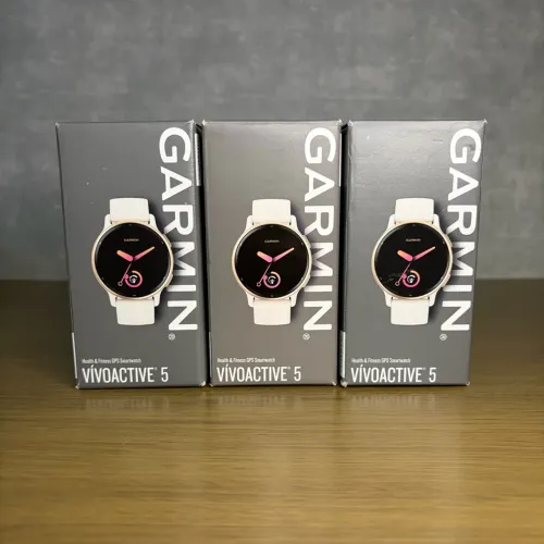 Relógio Garmin Vivoactive 5 Marfim Amoled Novo Lacrado