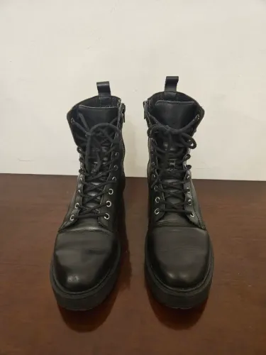 Bota Coturno Feminino Tratorada Couro Legítimo Bottero 38