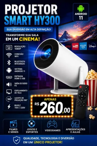 Projetor Smart Hy300