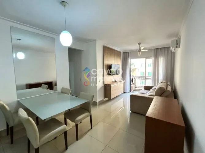Apartamento mobiliado para alugar com 3 quartos e 1 vaga, 71m² - Villas D`Espanha - Jardim