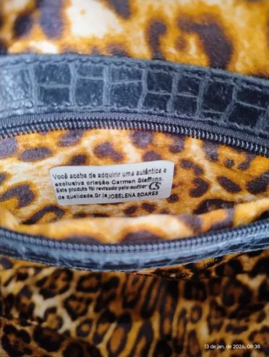 *Bolsa Carmen Steffens $ 350,00- couro legítimo -pouco usada*